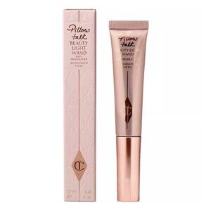 CHARLOTTE TILBURY Beauty Light Wand Pillow Talk 0.40oz. Highlighter NIB FULL SZ